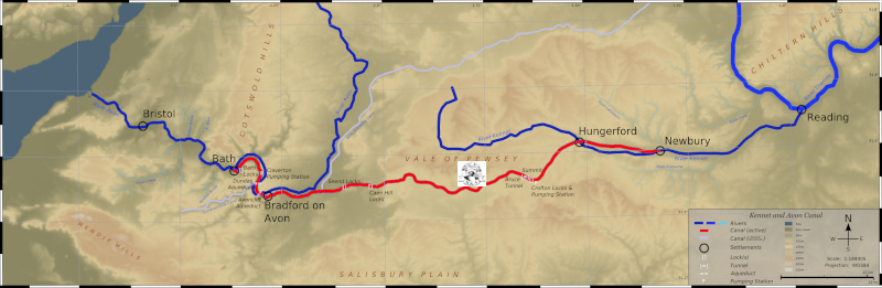 K and A map showing PWBC location